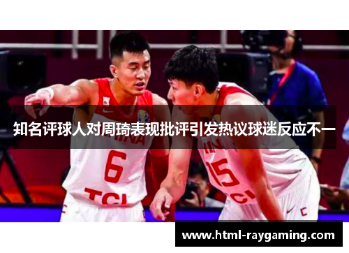 知名评球人对周琦表现批评引发热议球迷反应不一